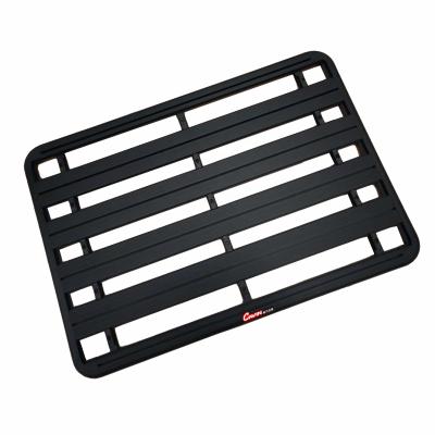 China Universal Aluminum Car Accessories Black Flat Roof Rail Customized Rack For Toyota FJ Cruiser for sale