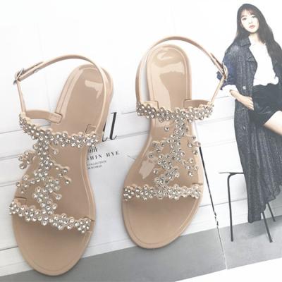 China 2022 New Style Anti-Smell Platform Sandals Fashion PVC Sandals For Teens Girls Woman Good Quality Shoes Open Toe Sandals Jieyang Shoes for sale