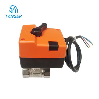 China HVAC Control Electric Ball Valve Actuator 230V AC Motorized for sale