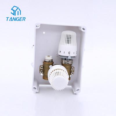 China One Single Zone Underfloor Heating Control Box Flush Return Temperature Limiter en venta