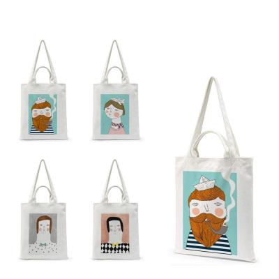 China Manufacturer Customized Plain Blank Blank Print Cotton Sublimation Tote Bag Eco - Friendly Manufacturer for sale