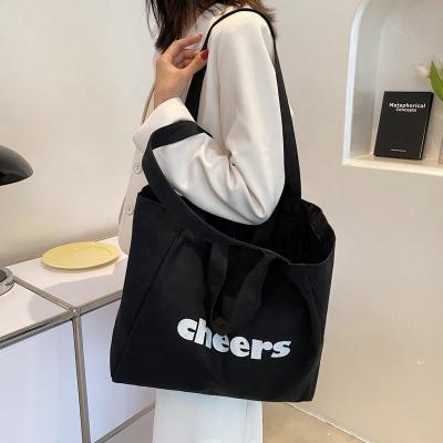 China Eco Eco Friendly Printing Grocery Shopping Student Shoulder Reusable Cotton Women Floral Canvas Tote Bags for sale