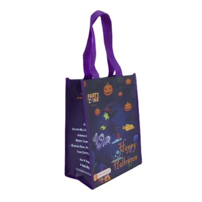 China Recycle Shopping Wholesale Promotion Reusable Non Woven Laminated Tote Gift Bag With Custom Logo Small Product PP for sale