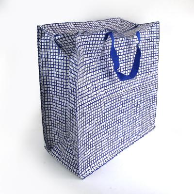 China Recyclable Custom Printing PP Woven Zipper Reusable Bag For Packaging for sale