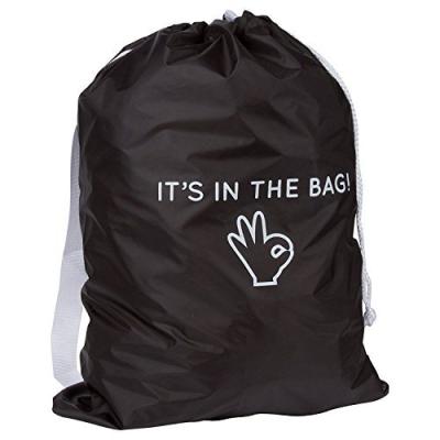 China Durable Customized Cheap Oversized Durable Reusable Nylon Drawstring Polyester Laundry Bag For Hotel for sale