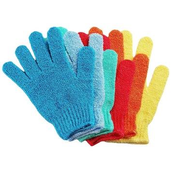 China Hot Selling Custom Exfoliating Body Scrubber Nylon Bath Glove Shower Exfoliating Exfoliating for sale