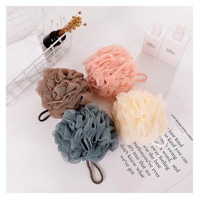 China All New Design Natural Mesh Pouf Bath Shower Ball Fashionable PE Eco - Friendly for sale