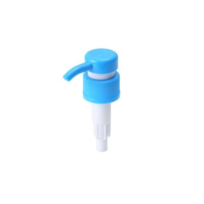 China Non Spill 24mm High Quality White Color Lotion Dispenser Pump Screw Up-Down 28mm Lock Up Lotion Pump Made In China for sale