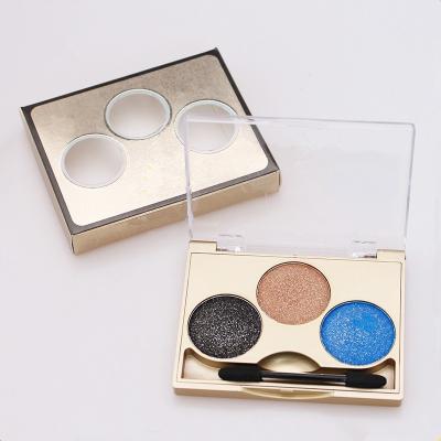 China EYE Maquiagem Importada Atacado Private Label 3 Colors Highlighter Bar Makeup Eyeshadow Palette for sale