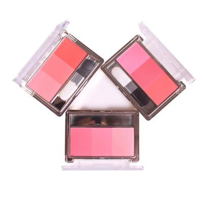 China Hot selling pink sunscreen private label blush and highlight palette high quality customize blush palette for sale