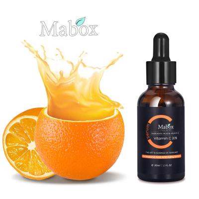 China Skin Revitalizer Mabox Private Label Skin Care Nourishing Vitamin C Hyaluronic Vitamin E Face Cream Anti Aging Serum for sale