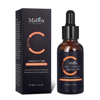 China Wholesale Anti Aging Mabox Anti Wrinkle Hyaluronic Acid Face Vitamin C Serum For Skin Care 30ml for sale