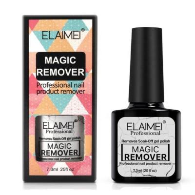 China ELAIMEI Eco-friendly Professional Magic Nail Polish Remover Shine Soak Off Gel for sale