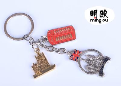 China Durable Zinc Alloy Custom Metal Keyrings / Keychain Pendant For Family for sale