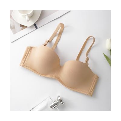 China Wholesale Price Breathable Hot Sale Traceless Seamless Sleep Lift Half Cup Bra For Women for sale