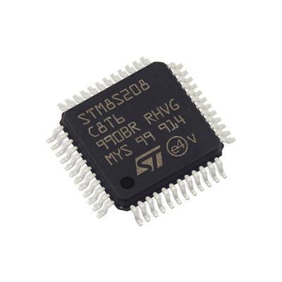 China STM8S208C8T6 MICROCONTROLLER IC MCU 8BIT 64KB FLASH 48LQFP Integrated Circuits IC Chip STM8S208C8T6 for sale