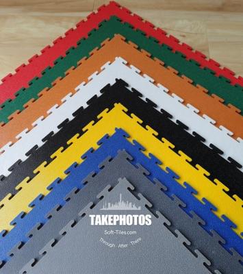 China Münzen-Muster PVC-Quadrat-Ineinander greifenschaum Mats Slip Resistant For Warehouse zu verkaufen