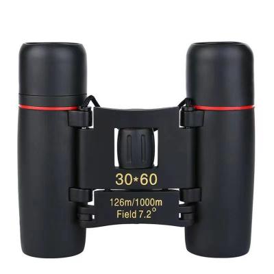 China Folding30X60 Compact Zoom Binoculars Low Light Night Outdoor Telescope High Definition 1000M Long Range Binoculars for Kids 30X60 for sale