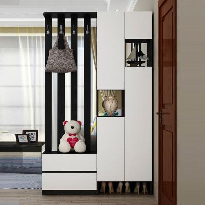 China Multifunctional Front Door Porch Hall Cabinet Shoe Coat Cabinet (The Other) Modern Design Porch Partition Adjustable Cabinet for sale