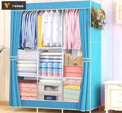 China Modern Style Foldable Good Quality Bedroom With Folding Wardrobe Good Quality Cloth Wardrobe Cloth Wardrobe for sale