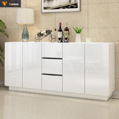 China Simply Luxury Modern Cabinets (Others) Design Living Room Modern Scandinavian White European Style Side Sideboards for sale