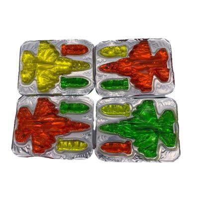 China Sugar Free Airplane Shape Jelly Fighter Jet Fruity Jelly for sale