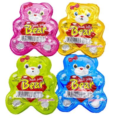 China Bear 35g Halal Sugar Free Shaped Soft Jelly Cup Jelly Bear Jelly Bear for sale