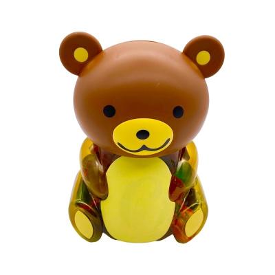 China OEM Bear Shape Piggy Bank Flavor Sweet Sugar Free Jelly Cup Delicious Juice Jelly for sale