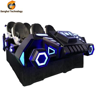 China New 9D VR Metal Game Product VR Darkness Spaceship Racing Virtual Reality VR Simulator Game In Amusement Park for sale