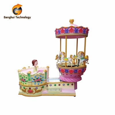 China Plastic Amusement Park Game Product Fairy Tale World2 Players Kids Fairy Tale World Game Machine for sale