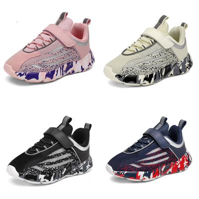 China Round High Quality Children's Shoes Breathable Sneakers For Boys Kids Lightweight Shoes Soft Bottom Running Shoe for sale