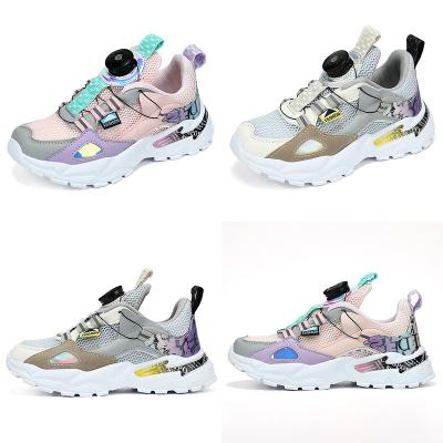 China Round Children Sports Shoes For Boys Kids Running Shoes Summer Breathable Casual Sneakers Lightweight Sports Shoes for sale