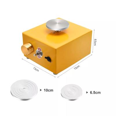 China Hot sale ABS+Aluminum alloy 2022 new DIY mini portable pottery wheel equipment for handcrafted pottery for sale