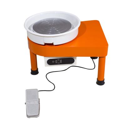 China Portable Minimum Manual LCD Screen Wheel 12V/150W /200W/350W/700W Pottery Clay Teaching Pottery Making Machine for sale