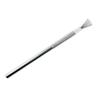 China Needles Pen Feather Wire Tool Stainless Steel Clay Texture Brush Creative Handmade for Pottery Clay Modeling Tool Kit for sale