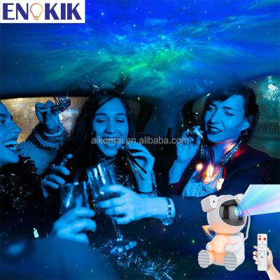 China Newly-designed Creative Astronaut Star Projection Bedroom Laser Projection Ambient Light Night Light Commemorating Moon Landing Star Projector for sale