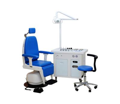 China Hot Selling Ear Nose Camera System Chair Unit Metal Treatment Ear Nose Workstation with Microscope zu verkaufen