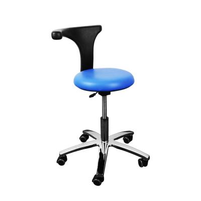 China Modern Medical Price Chair Doctor Dentist Physician Stool With Backrest en venta