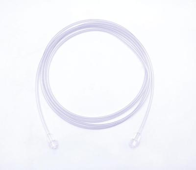 China PVC CE Certified Disposable Pediatric Adult Oxygen Nasal Cannula Gas Sampling Line For Breathing Circuit for sale