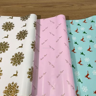 China Rustproof Custom Printing Multiple Colors Wrapping Tissue Gift Wrapping Art Paper for sale