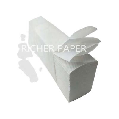 China Virgin Wood Pulps 100% Virgin Wood Pulp Dispenser Tissue Folded Paper Hand Towels for sale