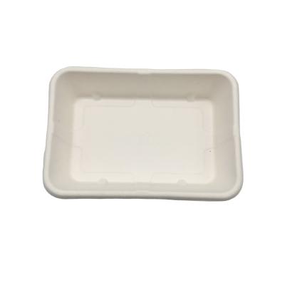 China Disposable Disposable Food Packaging Container Paper Part One Time Use Dishes Box Color With Logo Printing White Color Soup Plate 20gsm for sale