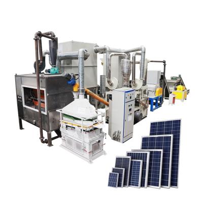 China 220 v/380 v Zonnepanelen Recyclingapparatuur voor het recyclen van gewicht KG 7500 kg Panelen Te koop