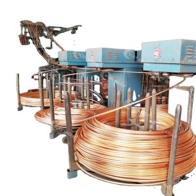 China Continuous Casting Machine for Brass/Copper Pipes and Rods Raw Material Cathe Copper for sale