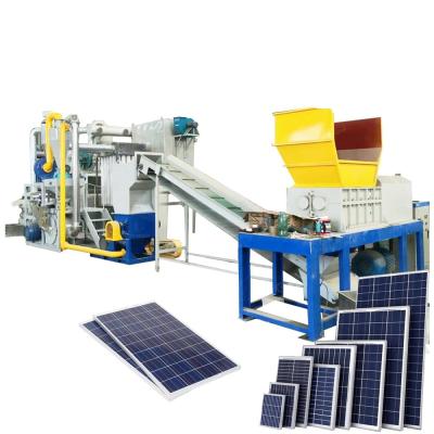 China High Capacity Solar Panel Crushing and Sorting Equipment for Generation Recycling Plant for sale