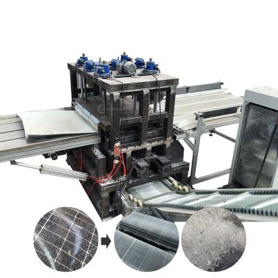 China 26kW Power Scrap Solar Photovoltaic Panel Glass Remove Machine for Easy Glass Removal for sale