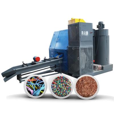 China Strapping Cable Wires Scrap Copper Wire Granulator Machine for Car Wire Recycling for sale