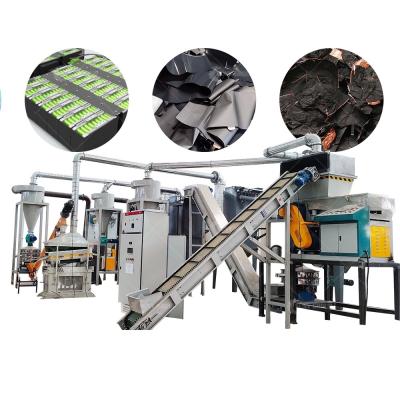 China Full Automatic Waste Lithium Battery Recycling Line at Manufacturing Plant for sale