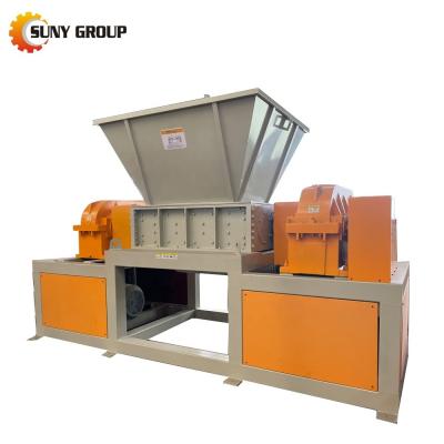 China Manufacturing Plant Double Shaft Shredder For Plastic Recycle PE Pipe Shredder Machine for sale