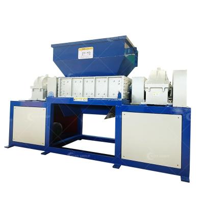 China 15kW Triturador multifuncional de eixo duplo para mini planta de processamento de resíduos plásticos à venda